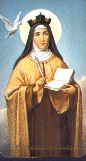 Spanish saint born in Avila .